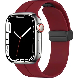 Apple Watch 3/4/5/6/7/se/8/9/10/ultra-Ultra 2 Seri 42-44-45-46-49MM Krd-84 Klipsli Jel Silikon Kordon