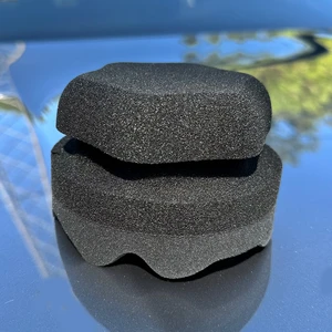 Jo Moyner Tekerlek Aplikatörü Altıgen Kavrama Aplikatörü, Lastik Parlatıcı Araba Detaylandırma Köpük Sünger