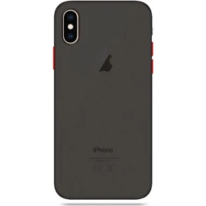 Apple iPhone x Transparent Slim Case Siyah