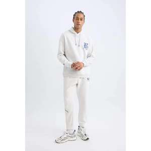 DeFactoFit Kalın Jogger Eşofman Altı NBA Brooklyn Nets Standart Fit Cepli Uzun Paça D3225AX24WN