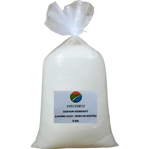 Vadi Kimya Sodyum Hidroksit Boncuk (Lavabo Açıcı, Boncuk Kostik) - 5 Kg