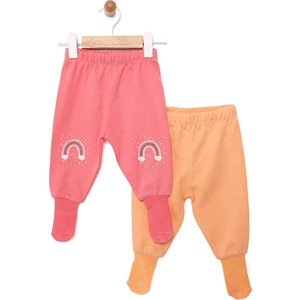 HelloBaby 2li Çoraplı Pantolon Kız Bebek