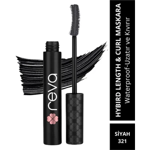 Uzatan Hibrit Maskara - Hybrid Length & Curl Mascara Black - No: 321 - Vegan Temiz Içerik