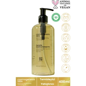 Cosmogenesis Labs Yüz Ve Makyaj Temizleme Yağı 400ml - Nemlendirici, Sebum Dengeleyici, Cleansing Oil Vegan (%5 CICA)