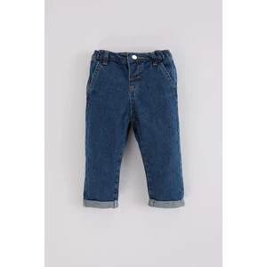 Erkek Bebek Beli Lastikli Duble Paça Jean Pantolon D2534A524WN