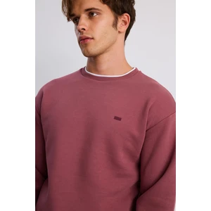 Çift Yaka Comfort Sweatshirt