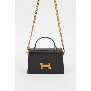 Levidor Siyah Kare Tasarım El Çantası