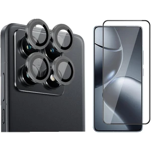 Xiaomi Mi 14T Pro Tam Kapatan 5d Ekran Koruyucu + Kamera Lens Koruyucu