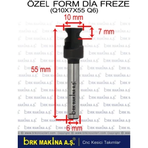 Özel Form Dia Freze