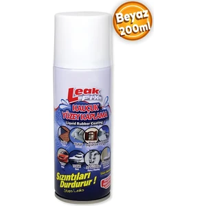 Fix (Beyaz 200 Ml) Su Yalıtım Sızdırmaz Geçirmez İzolasyon Kauçuk Spreyi Kaplama Sızıntı Önleyici