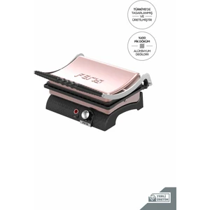Döküm Tost Makinesi Rosegold ( Gerçek Pik Döküm, Alüminyum Değildir. )