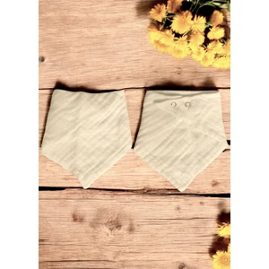 Joyous Mom & Kids 4 Katlı Müslin Bebek Ağız Bezi 4'lü Salya Önlüğü Fular  Çok Amaçlı Pamuk Müslin Bez