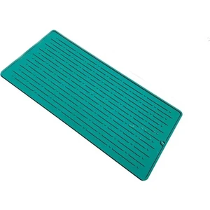 Redrose GP-153 Büyük Boy Yeşil Bulaşık Kurutma Matı Bulaşıklık Su Tutmaz Bulaşık Matı