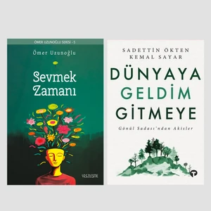 Sevmek Zamanı - Dünyaya Geldim Gitmeye 2 Kitap Set