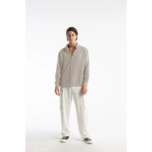 Oversize Dökümlü Gömlek