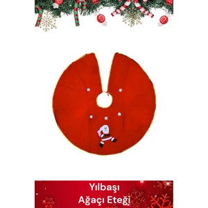 bee games yılbaşına özel çam ağacı eteği 90 cm çam ağacı altı ayak örtüsü yılbaşı çam ağacı örtüsü polyester