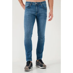 Streç Pamuklu Slim Fit Normal Bel Boru Paça Jeans Erkek Kot Pantolon 3300S18TOKYO