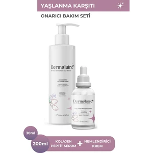 Yaşlanma Önleyici Ve Onarıcı Bakım Seti ( Nemlendirici Krem, Collagen Pepdite Serum )