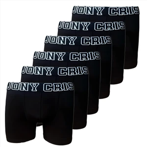 Jony Cris  Erkek Pamuklu Siyah Boxer 
6’lı Paket İç Çamaşırı