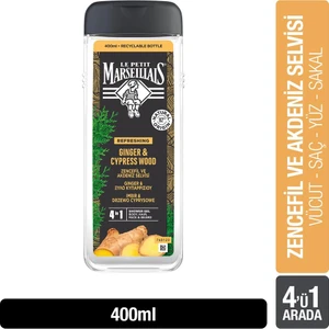 Le Petit Marseillais Zencefil ve Akdeniz Selvisi Duş Jeli 400 ml For Men