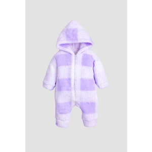 Chicsy Baby Kışlık Tatlı Peluş Welsoft Tulum Kız Bebek Tulum