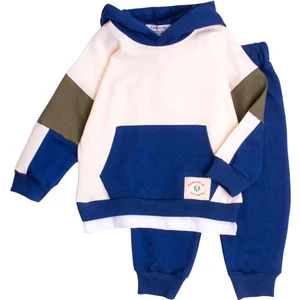 Chicsy Baby Tarz Tişört Detaylı Oversize  Alt Üst Bebek Çocuk Kapüşonlu Eşofman Takımı