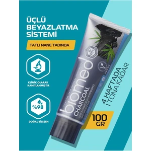 Charcoal Kömür Diş Macunu Doğal Bitkisel Vegan Florürsüz