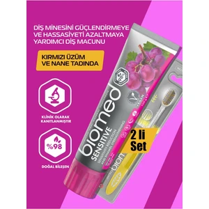 Sensitive Diş Macunu Silver Diş Fırçası Doğal Bitkisel Vegan Florürsüz