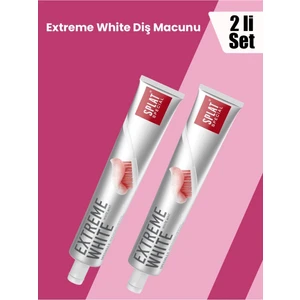 2 Adet Extreme White Diş Macunu 2 Ton Beyaz