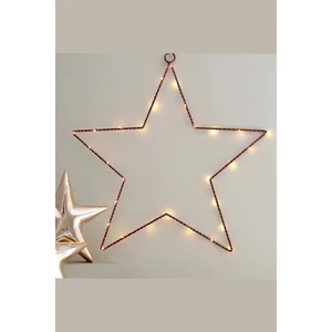 Metal Yıldız LED Duvar Süsü
