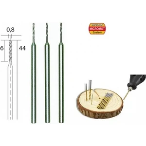 28852 Hss Matkap Ucu Set 3 Lü 0.8 mm