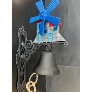 ANT ik tarz    KAPI ÇANI  yeldeğirmeni motifli  EL YAPIMI