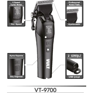 VT-9700 Profesyonel Saç-Sakal Tıraş Makinası