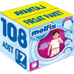 Külot Bebek Bezi Beden:7 (19+kg) xx Large 108 Adet Avantaj Fırsat Pk