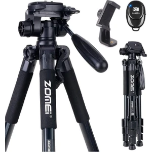 Zomei Q111 Profesyonel Alüminyum Tripod 5 kg Taşıma Kapasiteli