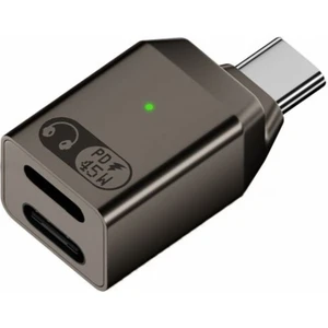 Type C To Type C ve Lightning 45W Hızlı Şarj Kulaklık Dönüştürücü Otgcl