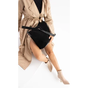 By Eduu  Süet Saddle El Kol Omuz Çantası