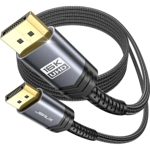 Displayport UHD Kablosu Dp 2.1 Kablosu 16K @60Hz 8K@120Hz 4K@240Hz 80 Gbps Dp1.4/dp1.2 ile Geriye Dönük Uyumlu Displayport 2.1 Kablosu Monitör Dizüstü Bilgisayar Grafiklerle Uyumlu CV0068