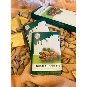 Dubai Çikolatası Classic 60 gr - Künafe Çikolata Barı, Fıstıklı Lezzet
