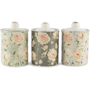 Mikasa Moor Rosy 3lü Kavanoz Seti 10X16CM