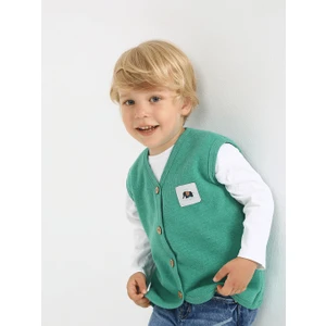 Luggi Baby 1-6 Yaş V Yaka Erkek Bebek Yelek