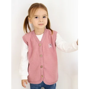 Luggi Baby 1-6 Yaş V Yaka Kız Bebek Yelek