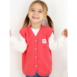 Luggi Baby 1-6 Yaş V Yaka Kız Bebek Yelek