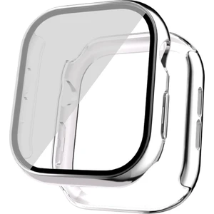 Apple Watch 10 46MM Sert Pc Kasa Electroplatink Çerçeveli Ekran Koruyucu Redclick Watch Gard