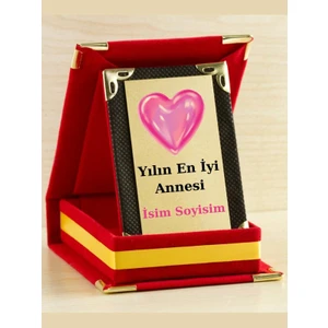 Yılın En Iyi Annesi Plaketi - Anneler Günü Plaketi ( Mini Plaket )