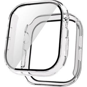 Apple Watch 10 46MM Sert Pc Kasa Electroplatink Çerçeveli Ekran Koruyucu Redclick Watch Gard