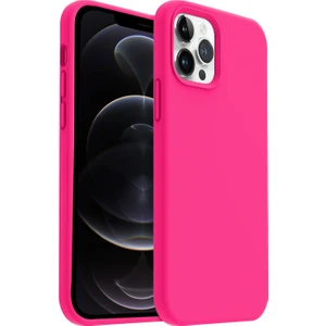 Apple iPhone 12 Pro Max Kılıf Lansman Premium Silinebilir Silikon