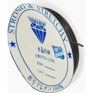 Tahtakale Toptancı Esnek Misina Ip Lastik 1 Mm (50 Metre)  Siyah