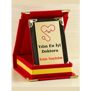 Yılın En Iyi Doktoru Plaketi - Doktorlar Günü Plaketi ( Mini Plaket )