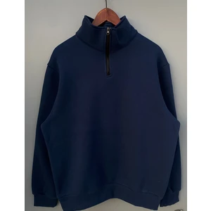 Sweatshirt Yaka Fermuarlı 3 Iplik Şardonlu Kalın Kaliteli